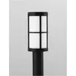 Lampadar exterior NovaLuce Stone metal, plastic, negru, E27, IP54 - NL-9002860