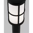 Lampadar exterior NovaLuce Stone metal, plastic, negru, E27, IP54 - NL-9002860