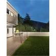 Lampadar exterior NovaLuce Mabel metal, sticla, negru, transparent, LED, 3000K, 17W, 590lm, IP54 - NL-9002870