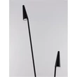 Lampadar exterior NovaLuce Mabel metal, sticla, negru, transparent, LED, 3000K, 17W, 590lm, IP54 - NL-9002870