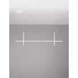 Pendul NovaLuce LOOMA metal, acril, negru, LED, 30W, 3000K, 1569 Lm - NL-9003010
