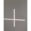 Pendul NovaLuce LOOMA metal, acril, negru, LED, 30W, 3000K, 1569 Lm - NL-9003010
