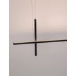 Pendul NovaLuce LOOMA metal, acril, negru, LED, 30W, 3000K, 1569 Lm - NL-9003011