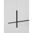 Pendul NovaLuce LOOMA metal, acril, negru, LED, 30W, 3000K, 1569 Lm - NL-9003011