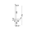 Aplica de perete NovaLuce DANESSA metal, acril, alb, LED, 5W, 2700-3000K, 374 Lm - NL-9003012