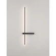 Aplica de perete NovaLuce DANESSA metal, acril, negru, LED, 5W, 2700-3000K, 374 Lm - NL-9003013