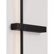 Aplica de perete NovaLuce DANESSA metal, acril, negru, LED, 5W, 2700-3000K, 374 Lm - NL-9003013