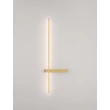 Aplica de perete NovaLuce DANESSA metal, acril, auriu, LED, 5W, 2700-3000K, 374 Lm - NL-9003014