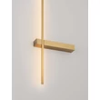 Aplica de perete NovaLuce DANESSA metal, acril, auriu, LED, 5W, 2700-3000K, 374 Lm - NL-9003014
