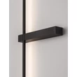 Aplica de perete NovaLuce DANESSA metal, acril, negru, LED, 10W, 2700-3000K, 656 Lm - NL-9003016