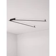Plafoniera NovaLuce BRIANA metal, acril, negru, LED, 39W, 3000K, 2245 Lm - NL-9003019