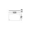 Oglinda NovaLuce ALDA metal, sticla, argintiu, LED, 53W, 1005lm, 4000K, IP44 - NL-9006011