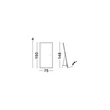 Oglinda NovaLuce ADON metal, sticla, negru, LED, 42W, 1012lm, 4000K, IP44 - NL-9006018