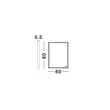 Oglinda NovaLuce AMBOR metal, sticla, auriu, LED, 38W, 2488lm, 4000K, IP44 - NL-9006019