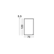 Oglinda NovaLuce AMBOR metal, sticla, auriu, LED, 49W, 2556lm, 4000K, IP44 - NL-9006020