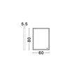 Oglinda NovaLuce AMBOR metal, sticla, negru, LED, 37W, 1423lm, 4000K, IP44 - NL-9006021