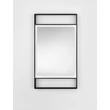 Oglinda NovaLuce DOUL metal, sticla, negru, LED, 41W, 426lm, 4000K, IP44 - NL-9006024
