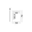Oglinda NovaLuce ALDA metal, sticla, argintiu, LED, 38W, 3000K, 827Lm, IP44 - 9006110