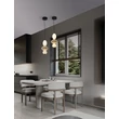 Pendul NovaLuce ONETA metal, sticla, negru, bej, LED, 18W, 1170lm, 3000K - NL-9009156