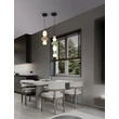 Pendul NovaLuce ONETA metal, sticla, negru, multicolor, LED, 23W, 1495lm, 3000K - NL-9009157