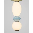 Pendul NovaLuce ONETA metal, sticla, negru, multicolor, LED, 23W, 1495lm, 3000K - NL-9009157
