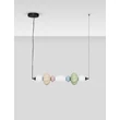 Pendul NovaLuce ONETA metal, sticla, negru, multicolor, LED, 23W, 1495lm, 3000K - NL-9009158
