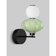 Aplica de perete NovaLuce ONETA metal, sticla, negru, multicolor, LED, 8W, 520lm, 3000K - NL-9009161