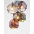 Pendul NovaLuce MELINE metal, sticla, alb, multicolor, E14 - NL-9009163