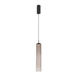 Pendul NovaLuce SANO metal, sticla, negru, fumuriu, LED, 3W, 180lm, 3000K - NL-9009165