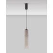 Pendul NovaLuce SANO metal, sticla, negru, fumuriu, LED, 3W, 180lm, 3000K - NL-9009165