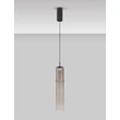 Pendul NovaLuce SANO metal, sticla, negru, fumuriu, LED, 3W, 180lm, 3000K - NL-9009165