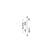 Pendul NovaLuce SANO metal, sticla, auriu, sampanie, LED, 3W, 180lm, 3000K - NL-9009166
