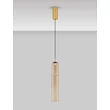 Pendul NovaLuce SANO metal, sticla, auriu, sampanie, LED, 3W, 180lm, 3000K - NL-9009166