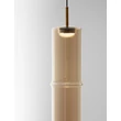 Pendul NovaLuce SANO metal, sticla, auriu, sampanie, LED, 3W, 180lm, 3000K - NL-9009166