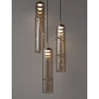 Pendul NovaLuce SANO metal, sticla, auriu, sampanie, LED, 9W, 540lm, 3000K - NL-9009168