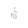 Pendul NovaLuce SANO metal, sticla, auriu, sampanie, LED, 15W, 900lm, 3000K - NL-9009170