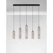 Pendul NovaLuce SANO metal, sticla, negru, fumuriu, LED, 18W, 1080lm, 3000K - NL-9009171