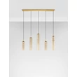 Pendul NovaLuce SANO metal, sticla, auriu, sampanie, LED, 18W, 1080lm, 3000K - NL-9009172