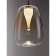 Pendul NovaLuce OBLO metal, sticla, negru, chihlimbar, LED, 3W, 195lm, 3000K - NL-9009173