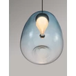 Pendul NovaLuce OBLO metal, sticla, negru, albastru, LED, 3W, 140lm, 3000K - NL-9009175