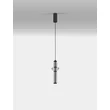 Pendul NovaLuce ULON metal, sticla, negru, fumuriu, LED, 13W, 715lm, 3000K - NL-9009180