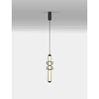 Pendul NovaLuce ULON metal, sticla, negru, fumuriu, LED, 15W, 825lm, 3000K - NL-9009181