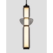 Pendul NovaLuce ULON metal, sticla, negru, fumuriu, LED, 15W, 825lm, 3000K - NL-9009181