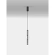 Pendul NovaLuce ULON metal, sticla, negru, fumuriu, LED, 15W, 825lm, 3000K - NL-9009182