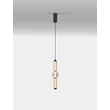 Pendul NovaLuce ULON metal, sticla, negru, fumuriu, LED, 15W, 825lm, 3000K - NL-9009182