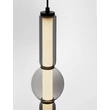 Pendul NovaLuce ULON metal, sticla, negru, fumuriu, LED, 15W, 825lm, 3000K - NL-9009182