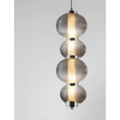 Pendul NovaLuce LEDA metal, sticla, crom, fumuriu, LED, 15W, 750lm, 3000K - NL-9009185