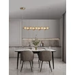 Pendul NovaLuce LEDA metal, sticla, auriu, chihlimbar, LED, 30W, 1800lm, 3000K - NL-9009186