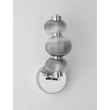 Aplica de perete NovaLuce LEDA metal, sticla, crom, fumuriu, LED, 18W, 900lm, 3000K - NL-9009189