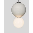 Pendul NovaLuce NOESIS metal, sticla, negru, gri, LED, 7W, 420lm, 3000K - NL-9009190